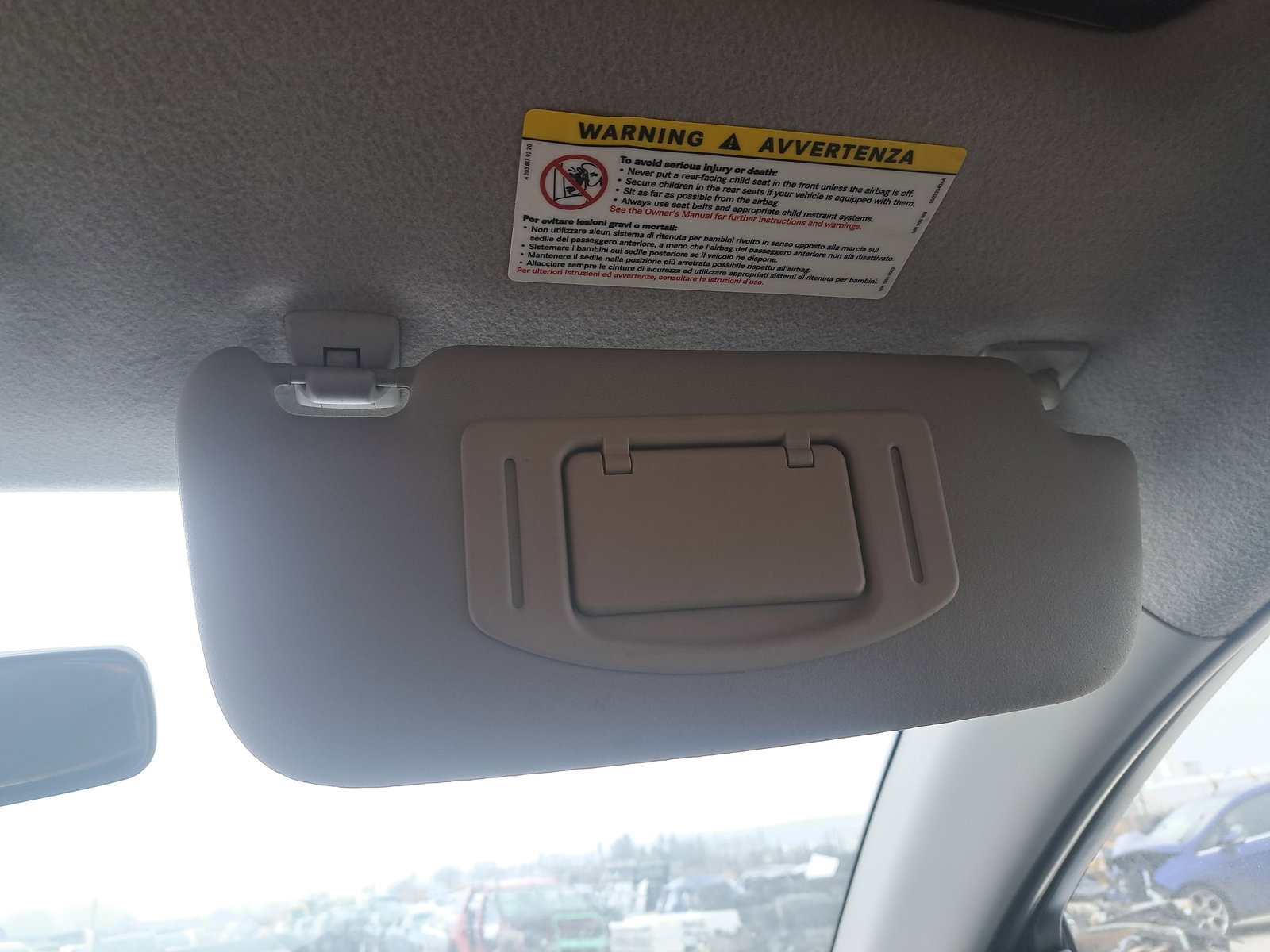 Parasolar dreapta SMART ForFour [Fabr 2004-2006] OEM - imagine 2