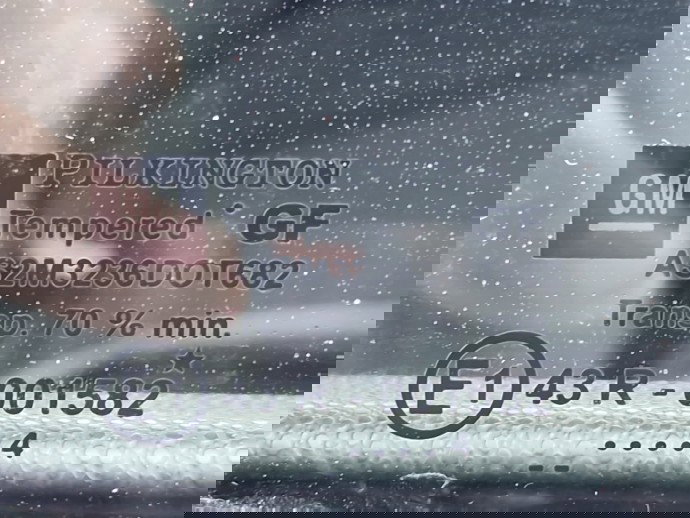 Geam usa dreapta spate Opel Astra H [Fabr 2004-2009]