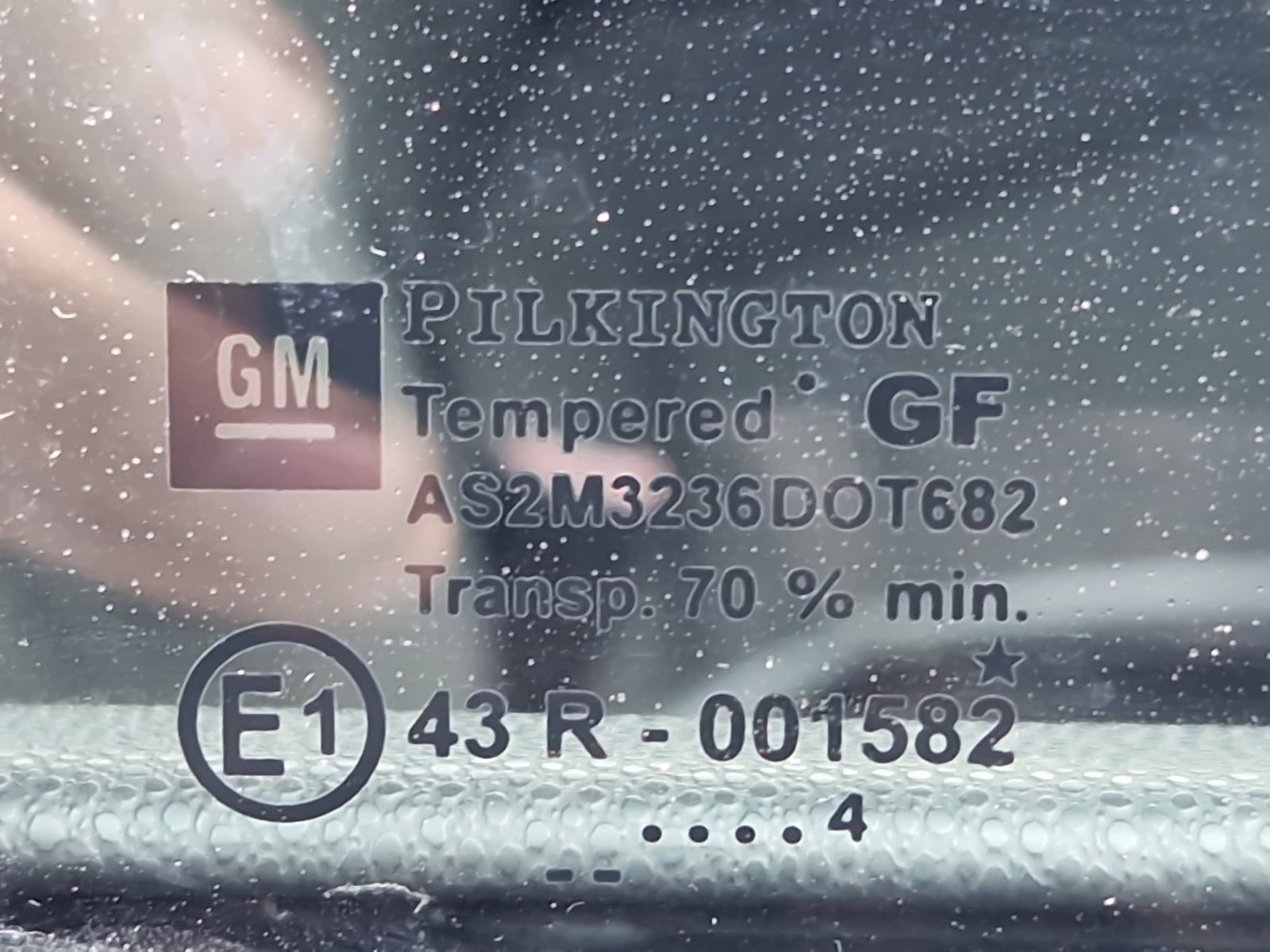 Geam usa dreapta spate Opel Astra H [Fabr 2004-2009] - imagine 2