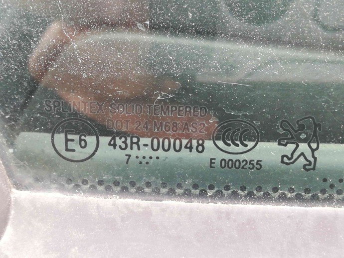 Geam fix dreapta fata OEM Peugeot 307 [Fabr 2000-2008] 1.6 HDI