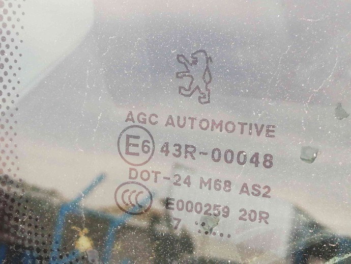 Geam caroserie fix stanga OEM Peugeot 307 [Fabr 2000-2008] 1.6 HDI