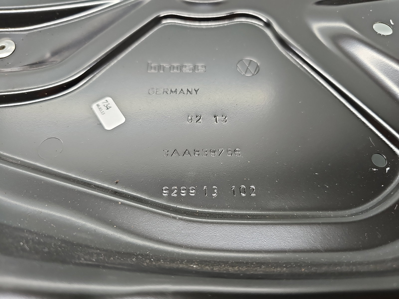 Macara electrica geam dreapta spate Volkswagen Passat B7 (365) [Fabr 2010-2014] Break 3AA839756 - imagine 4