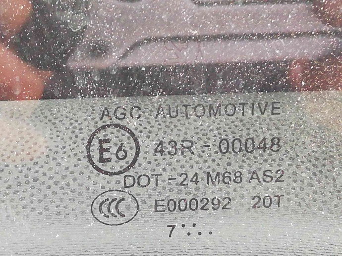 Geam usa dreapta spate OEM Peugeot 307 [Fabr 2000-2008] 1.6 HDI