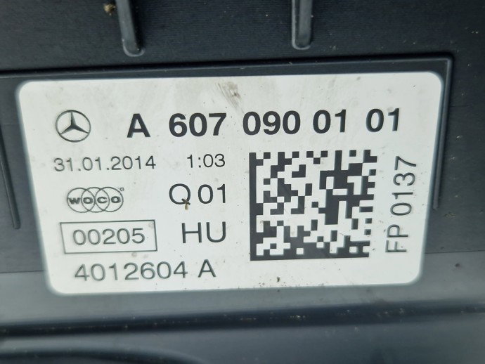 Carcasa filtru aer Mercedes Clasa B (W246) [Fabr 2011-2018] A6070900101 1.5 CDI 607951 80KW / 109CP
