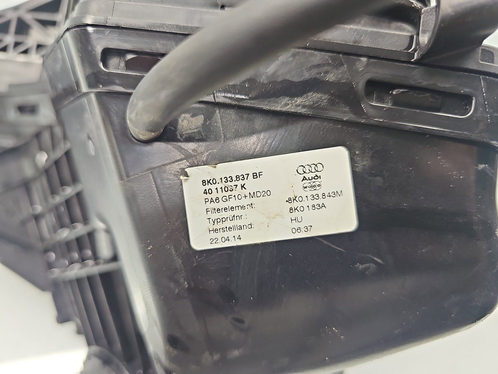 Carcasa filtru aer AUDI A4 (8K2, B8.5) [Fabr 2008-2015] 8K0133837BF 2.0 TDI CGLC 130KW / 177CP - imagine 5