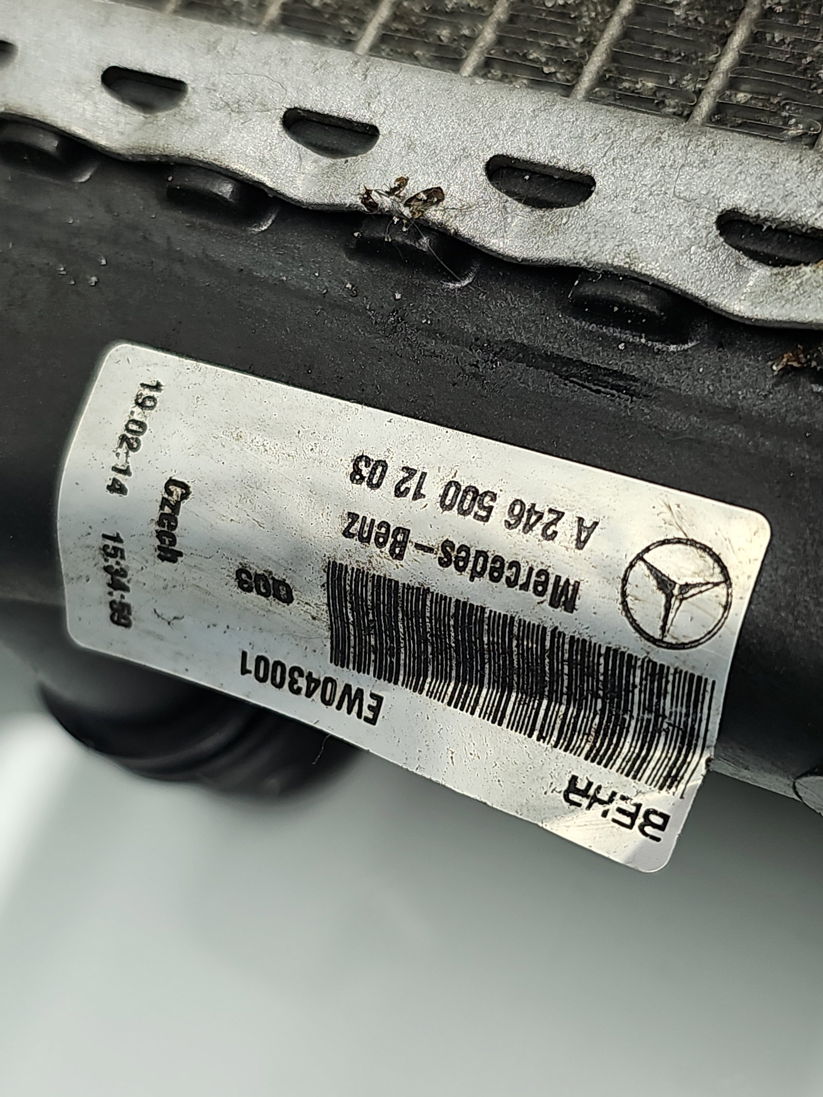 Radiator apa Mercedes Clasa A (W176) [Fabr 2012-2018] A2645001203 1.5 CDI 607951 80KW / 109CP - imagine 6