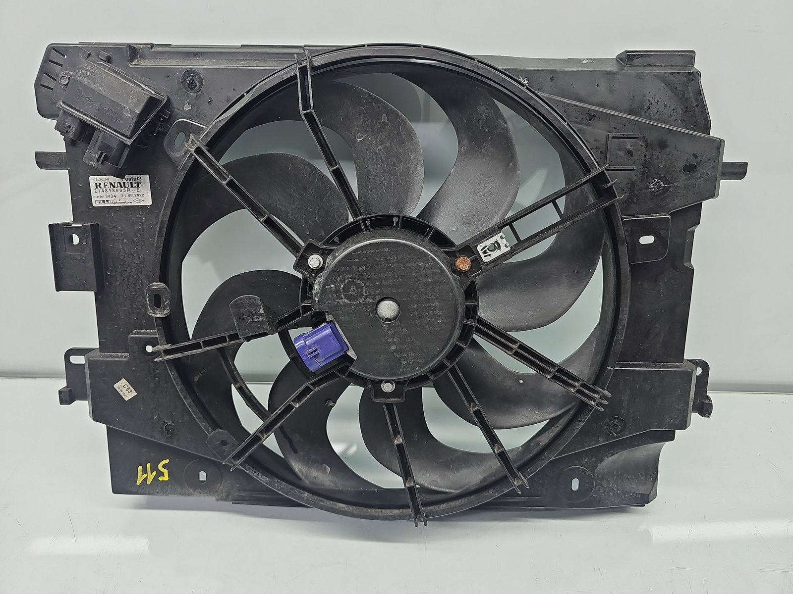 Electroventilator Dacia Duster 2 [Fabr 2017-2023] 214818665R 1.3 TCe H4DF480 85KW / 115CP - imagine 1