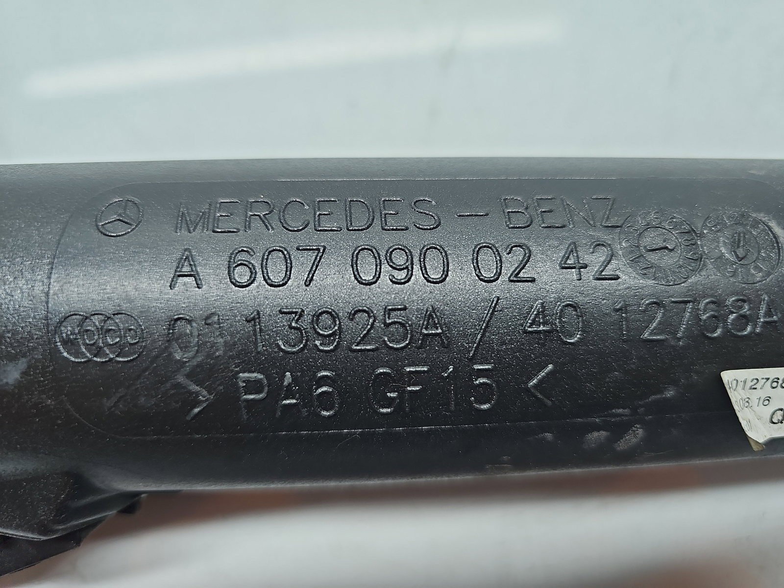 Tub intercooler Mercedes Clasa B (W246) [Fabr 2011-2018] A6070900242 1.5 CDI 607951 80KW / 109CP - imagine 2