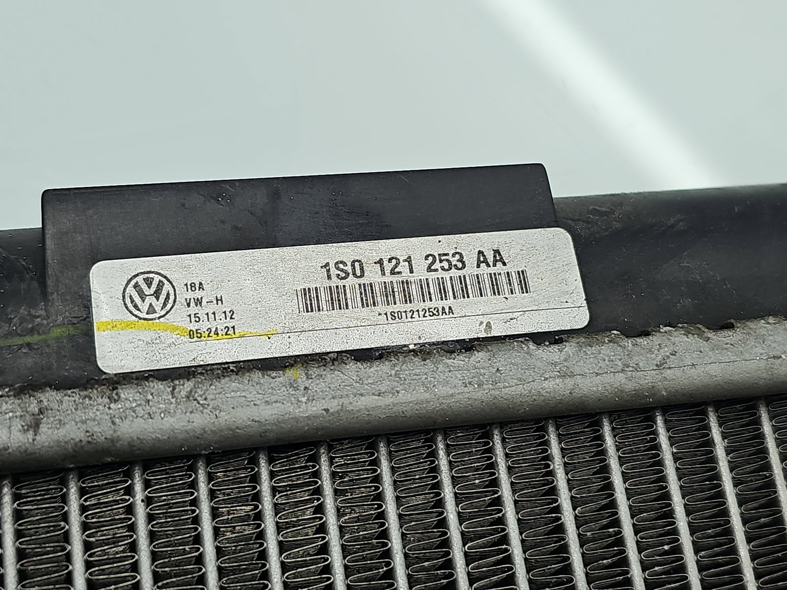 Radiator apa Volkswagen UP [Fabr 2011-2019] 1S0121253AA 1.0 Benz CHYB 55KW / 75CP - imagine 5
