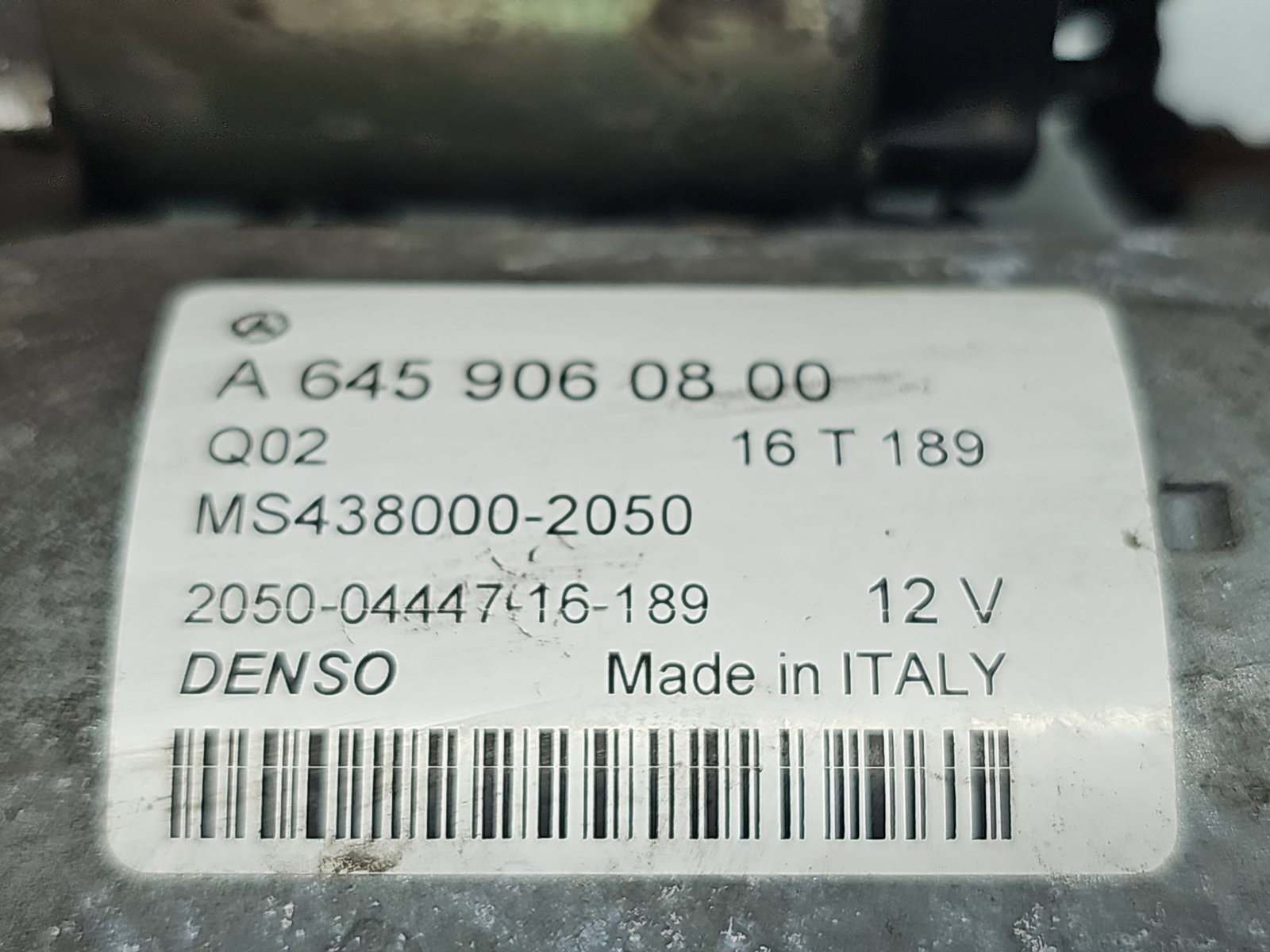 Electromotor Mercedes Clasa B (W246) [Fabr 2011-2018] A6459060800 1.5 CDI 607951 80KW / 109CP - imagine 2