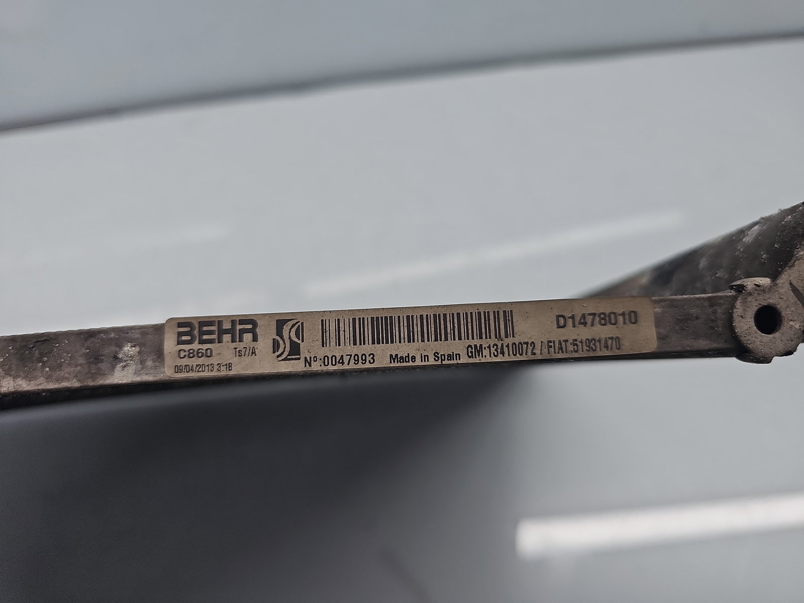 Radiator clima / AC Opel Corsa D [Fabr 2006-2013] 13410072 1.4 Benz A14XER 74KW / 100CP - imagine 5