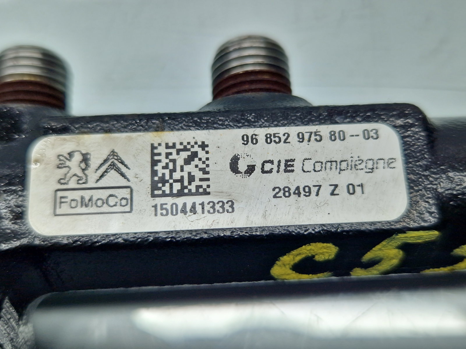 Rampa injectoare PEUGEOT 308 (II) [Fabr 2013-2020] 9685297580 1.6 HDi 9HP 68KW / 92CP - imagine 5