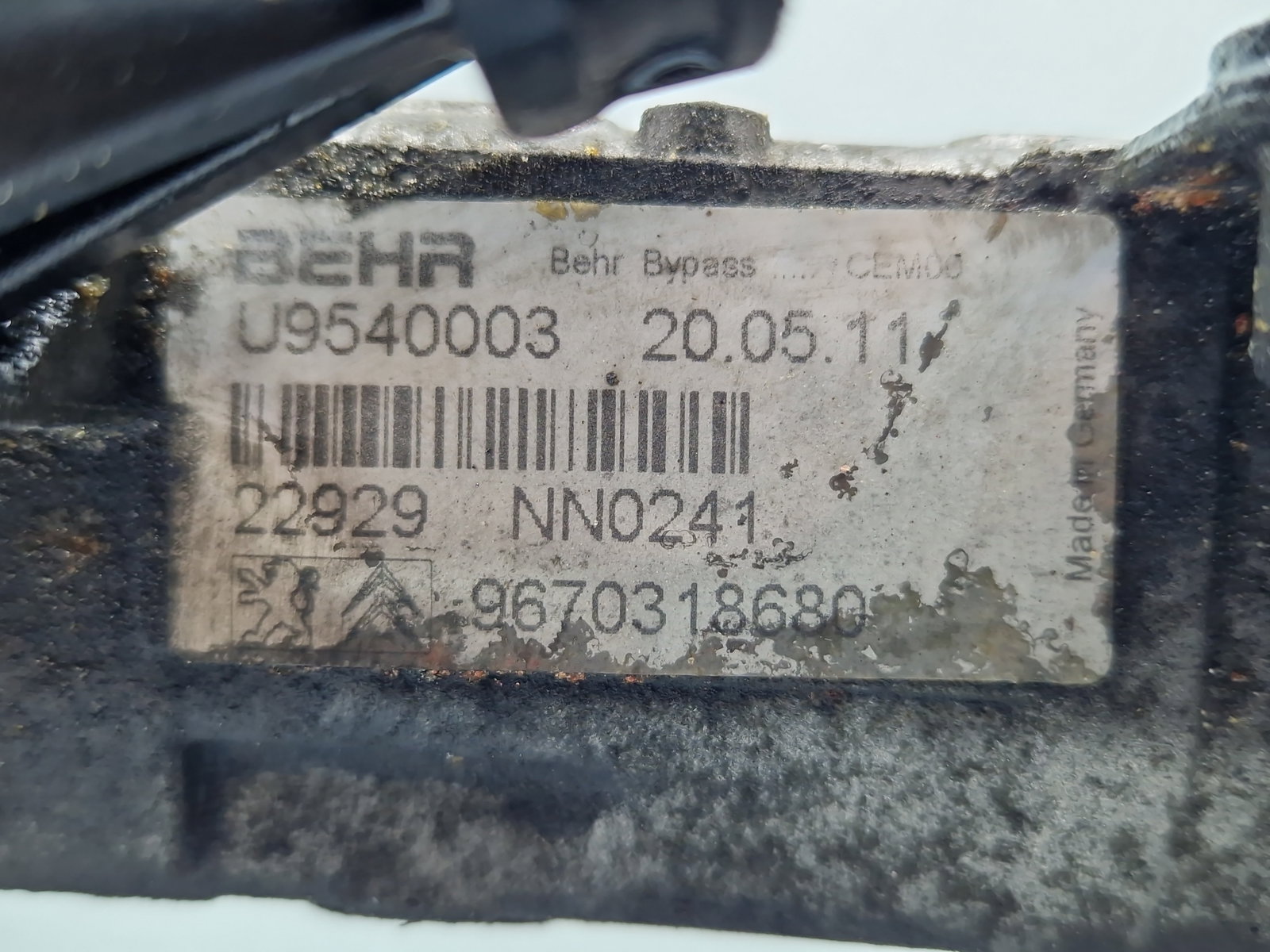 Racitor gaze Jaguar XF (X250) [Fabr 2008-2015] Facelift 9670318680 2.2 QJBA 147KW / 200CP - imagine 7