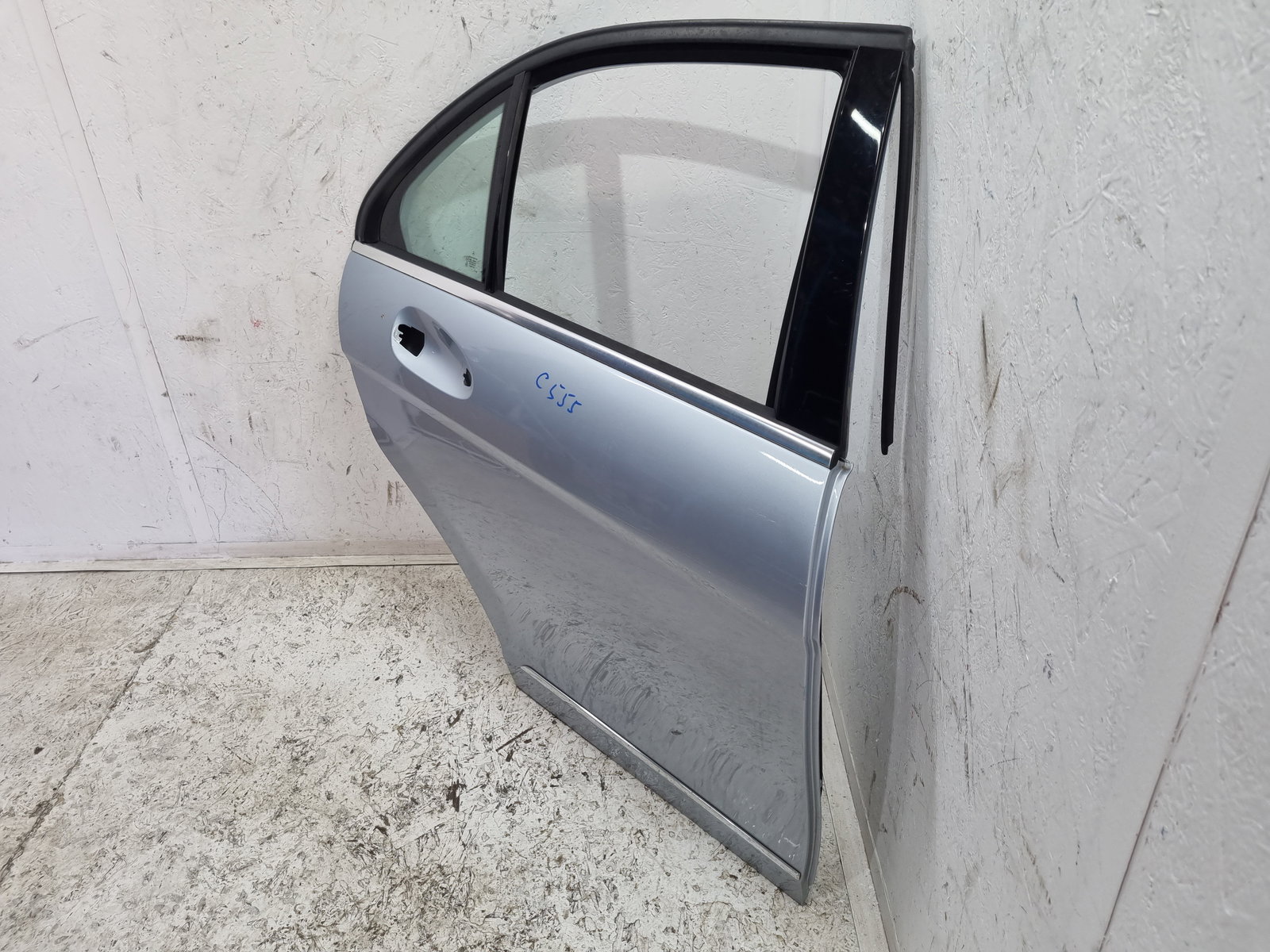 Usa dreapta spate Mercedes Clasa C (W204) [Fabr 2007-2014] Berlina Facelift, AMG 988U Argintiu Diamat - imagine 4