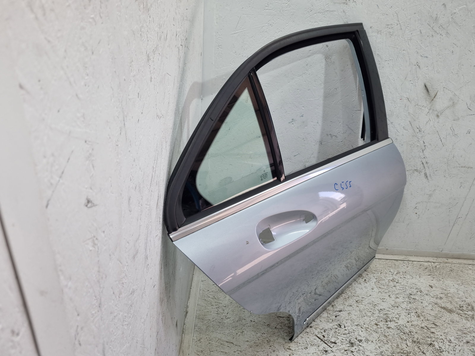 Usa dreapta spate Mercedes Clasa C (W204) [Fabr 2007-2014] Berlina Facelift, AMG 988U Argintiu Diamat - imagine 5