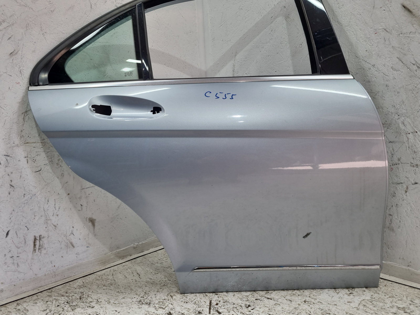 Usa dreapta spate Mercedes Clasa C (W204) [Fabr 2007-2014] Berlina Facelift, AMG 988U Argintiu Diamat - imagine 7