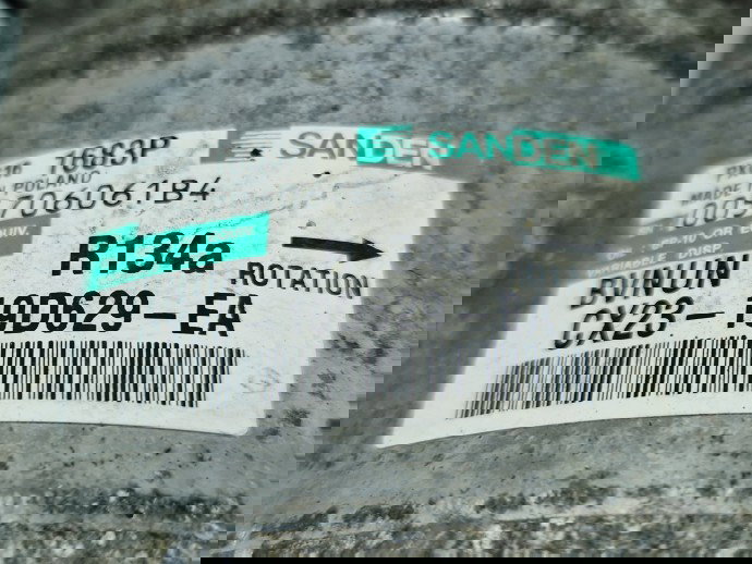 Compresor clima Jaguar XF (X250) [Fabr 2008-2015] Facelift CX23-19D629-EA 2.2 QJBA 147KW / 200CP