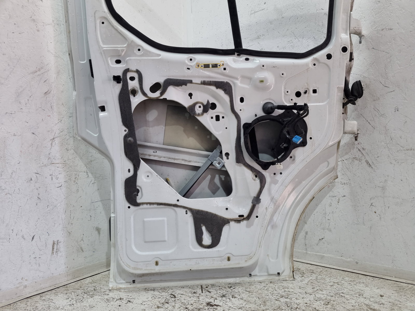 Usa stanga fata Ford Transit Custom (TTF) [Fabr 2012-2016] Frozen White - imagine 2