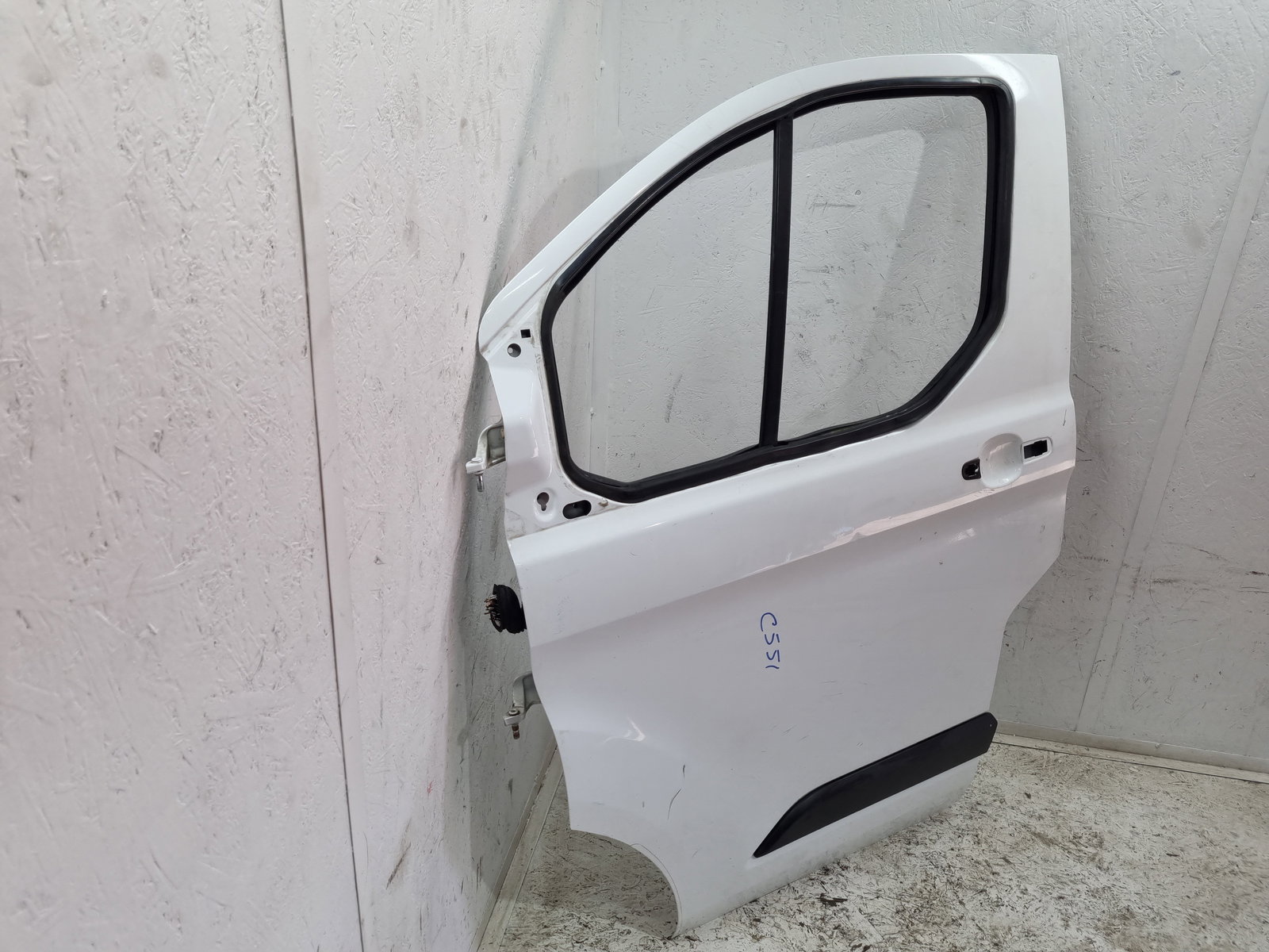 Usa stanga fata Ford Transit Custom (TTF) [Fabr 2012-2016] Frozen White - imagine 5