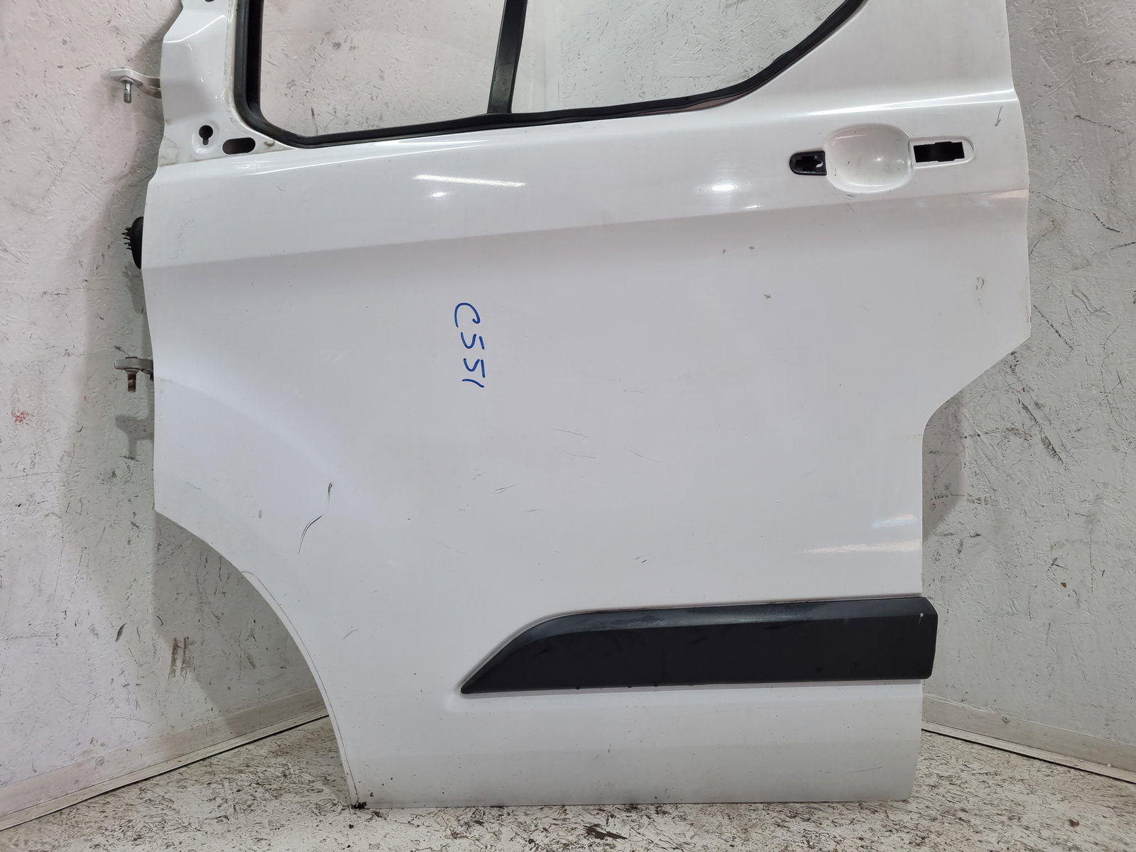 Usa stanga fata Ford Transit Custom (TTF) [Fabr 2012-2016] Frozen White - imagine 7