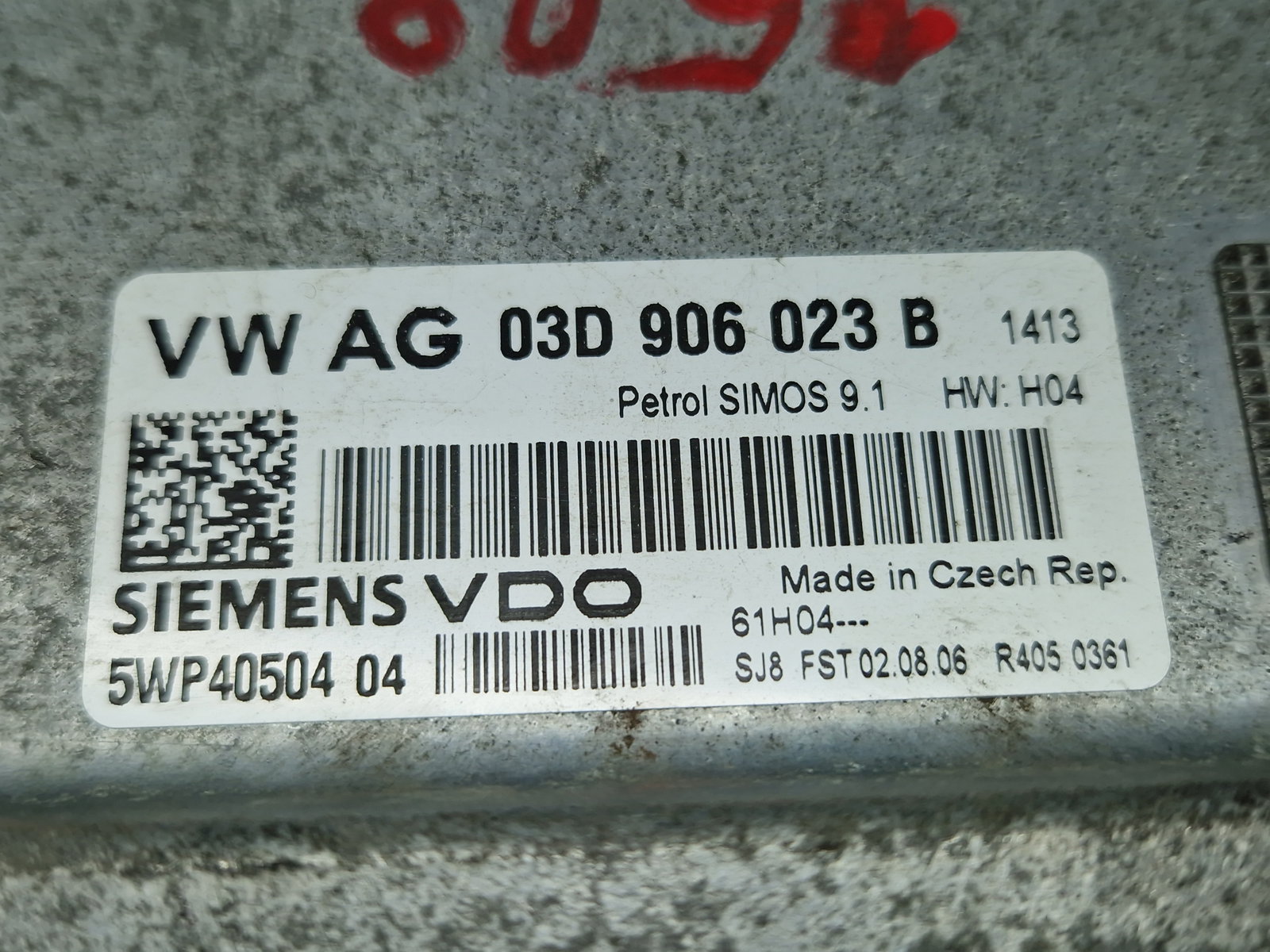 Calculator motor ECU Volkswagen Fox (5Z1, 5Z3) [Fabr 2003-2011] 03D906023B 1.2 Benz BMD 40KW / 55CP - imagine 4