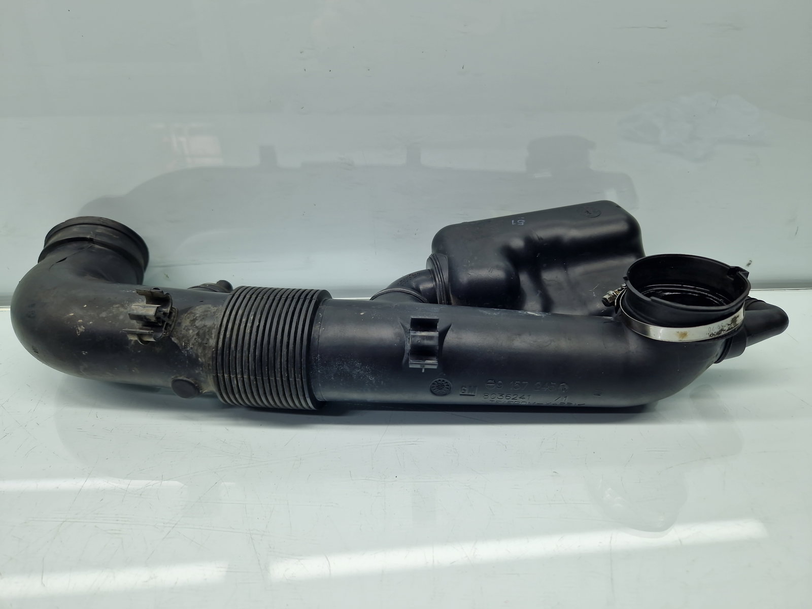 Tub intercooler Opel Astra G [Fabr 1998-2004] 9157245 1.4 Benz Z14XE 66KW / 90CP - imagine 2