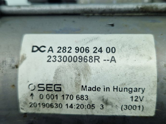 Electromotor Mercedes Clasa A (W177) [Fabr 2019-2024] A2829062400 1.4 Benz 282914 100KW / 136CP
