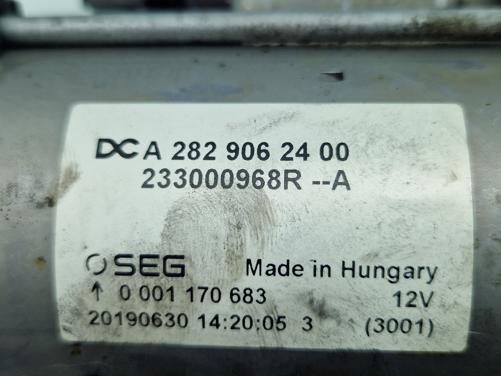 Electromotor Mercedes Clasa A (W177) [Fabr 2019-2024] A2829062400 1.4 Benz 282914 100KW / 136CP - imagine 5