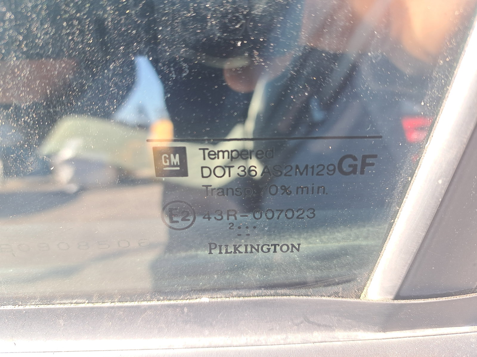 Geam usa stanga spate Opel Astra G [Fabr 1998-2004] OEM - imagine 2