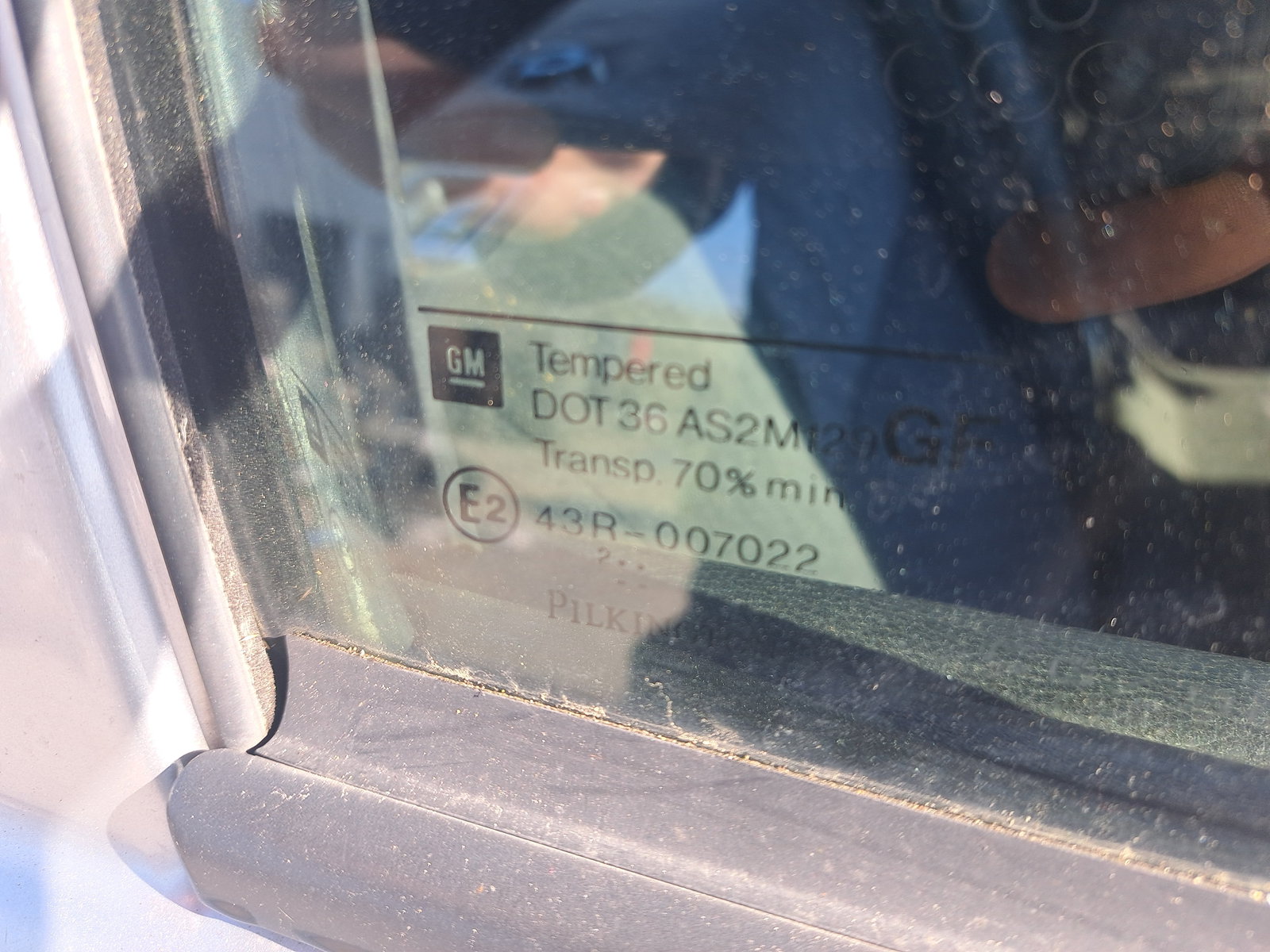 Geam usa dreapta spate Opel Astra G [Fabr 1998-2004] OEM - imagine 2