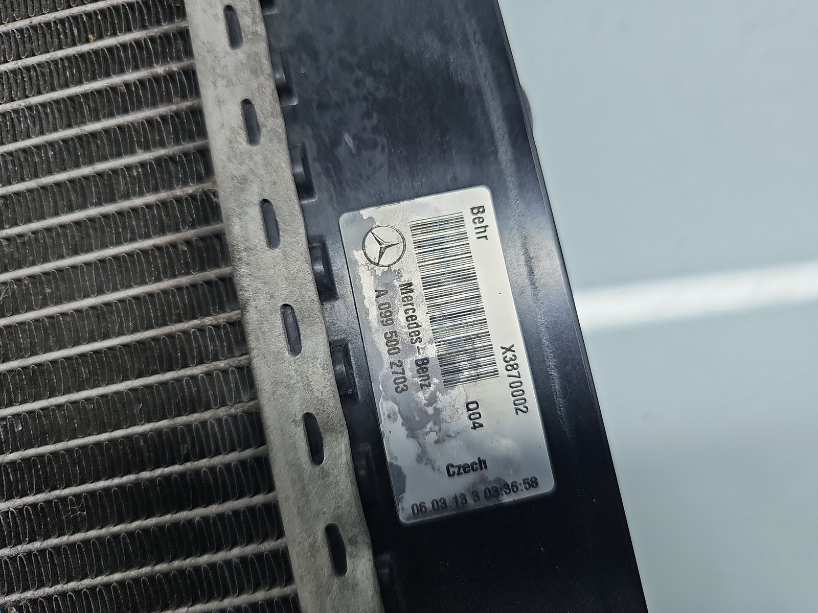 Radiator apa Mercedes Clasa C (W204) [Fabr 2007-2014] A0095002703 2.2 CDI 651911 150KW / 204CP - imagine 5