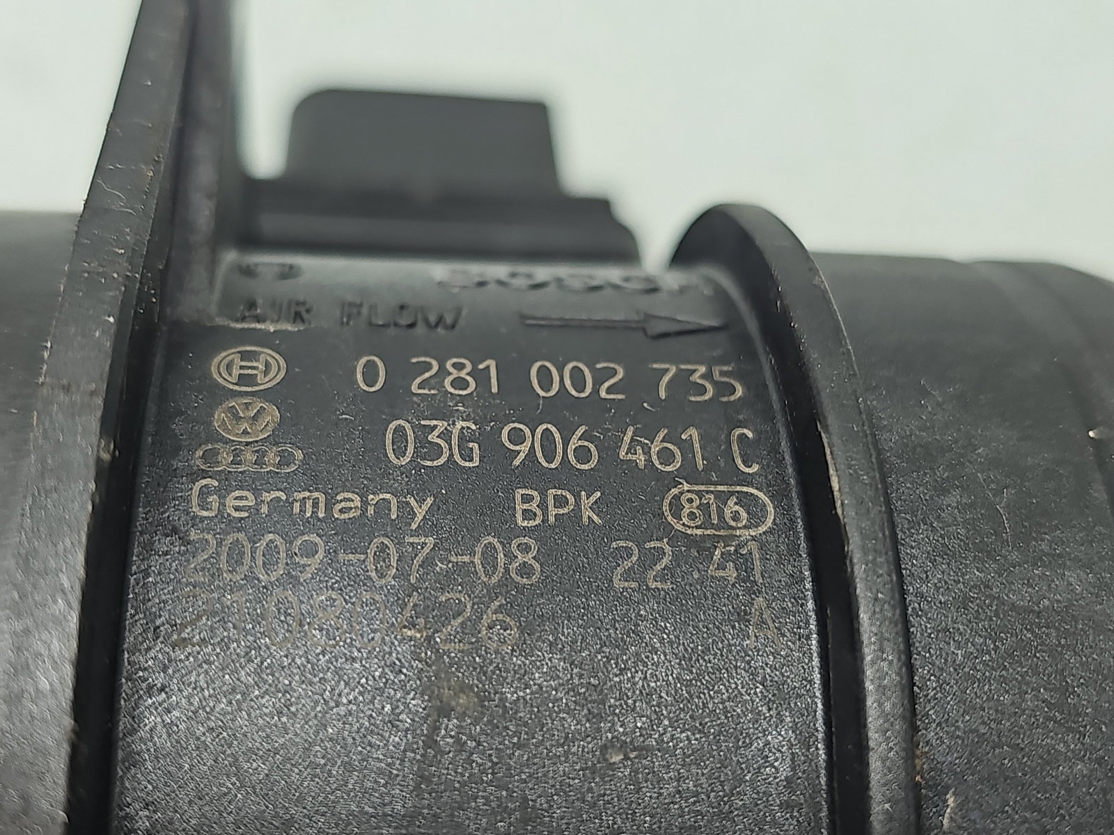 Debitmetru aer AUDI A3 (8P1) [Fabr 2003-2012] 03G906461C 2.0 TDI CBBB 125KW / 170CP - imagine 5