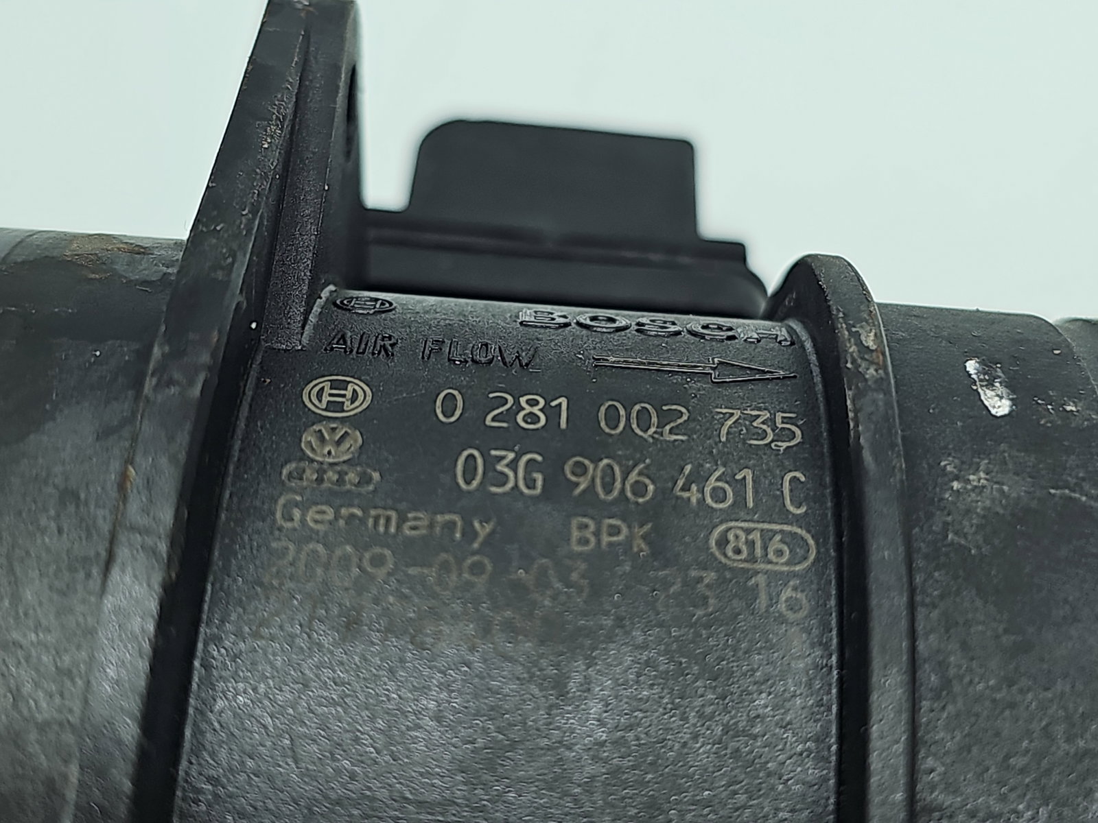 Debitmetru aer Volkswagen Passat CC (357) [Fabr 2008-2012] 03G906461C 2.0 TDI CBAB 103KW / 140CP - imagine 5