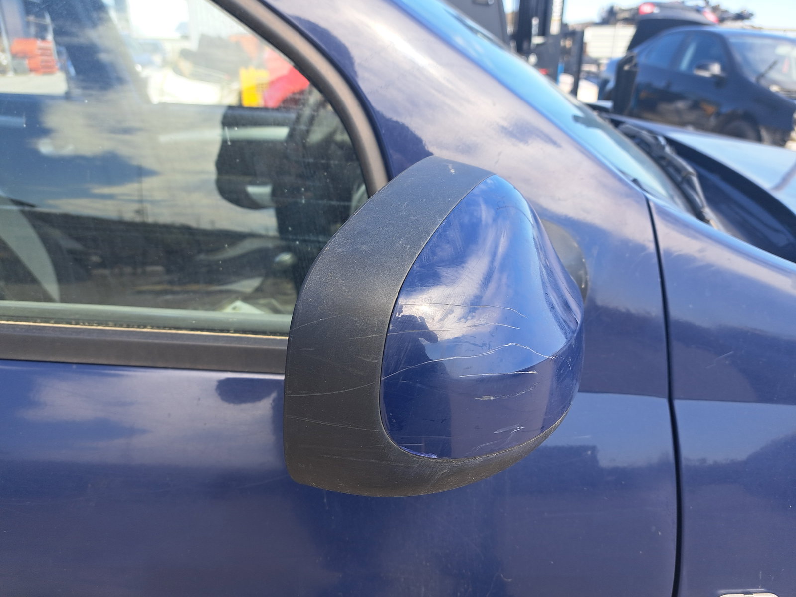 Oglinda dreapta Dacia Logan (LS) [Fabr 2004-2012] ALBASTRU - imagine 3