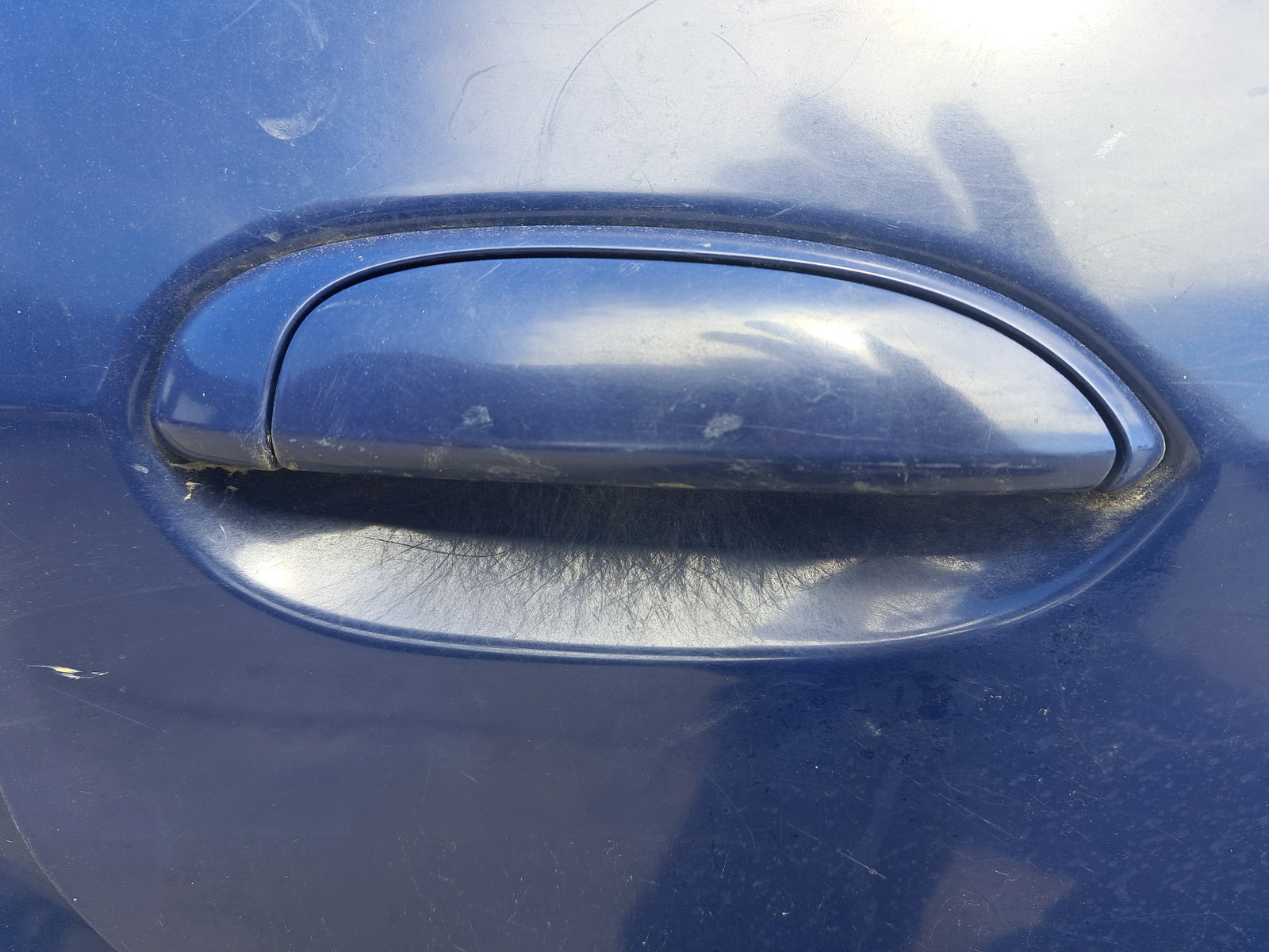 Maner usa dreapta spate Dacia Logan (LS) [Fabr 2004-2012] ALBASTRU