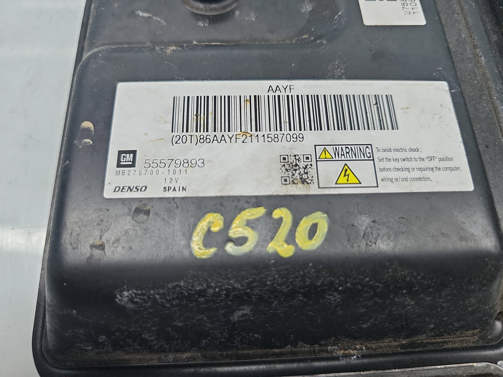 Calculator motor ECU Opel Astra J [Fabr 2009-2015] 55579893 1.7 CDTI A17DTR 92KW / 125CP - imagine 4