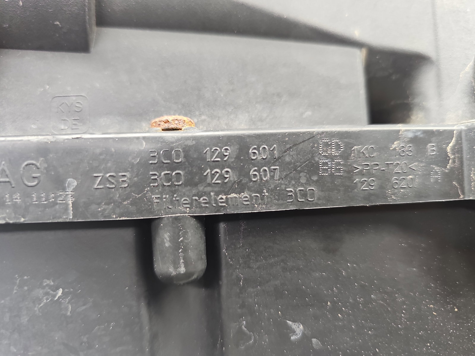 Carcasa filtru aer Skoda Superb II (3T5) [Fabr 2009-2015] 3C0129601 2.0 TDI CFGB 125KW / 170CP - imagine 6