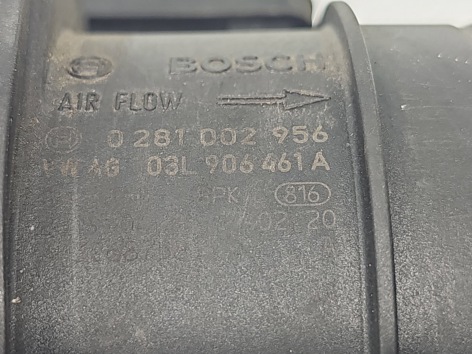 Debitmetru aer Volkswagen Passat CC (358) [Fabr 2012-2016] 03L906461A 2.0 TDI CFFB 103KW / 140CP - imagine 5