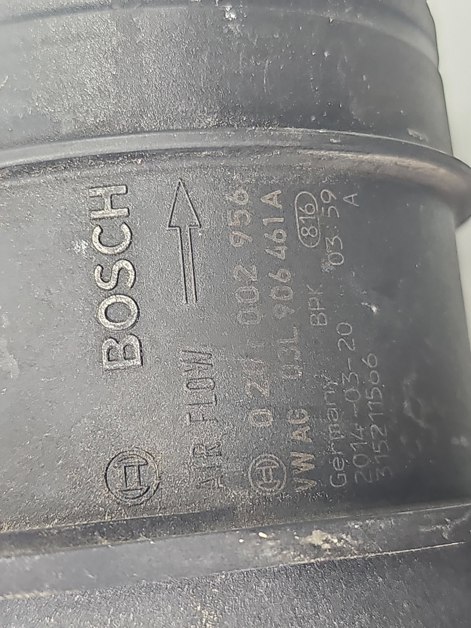 Debitmetru aer Skoda Superb II (3T5) [Fabr 2009-2015] 03L906461A 2.0 TDI CFGB 125KW / 170CP - imagine 5