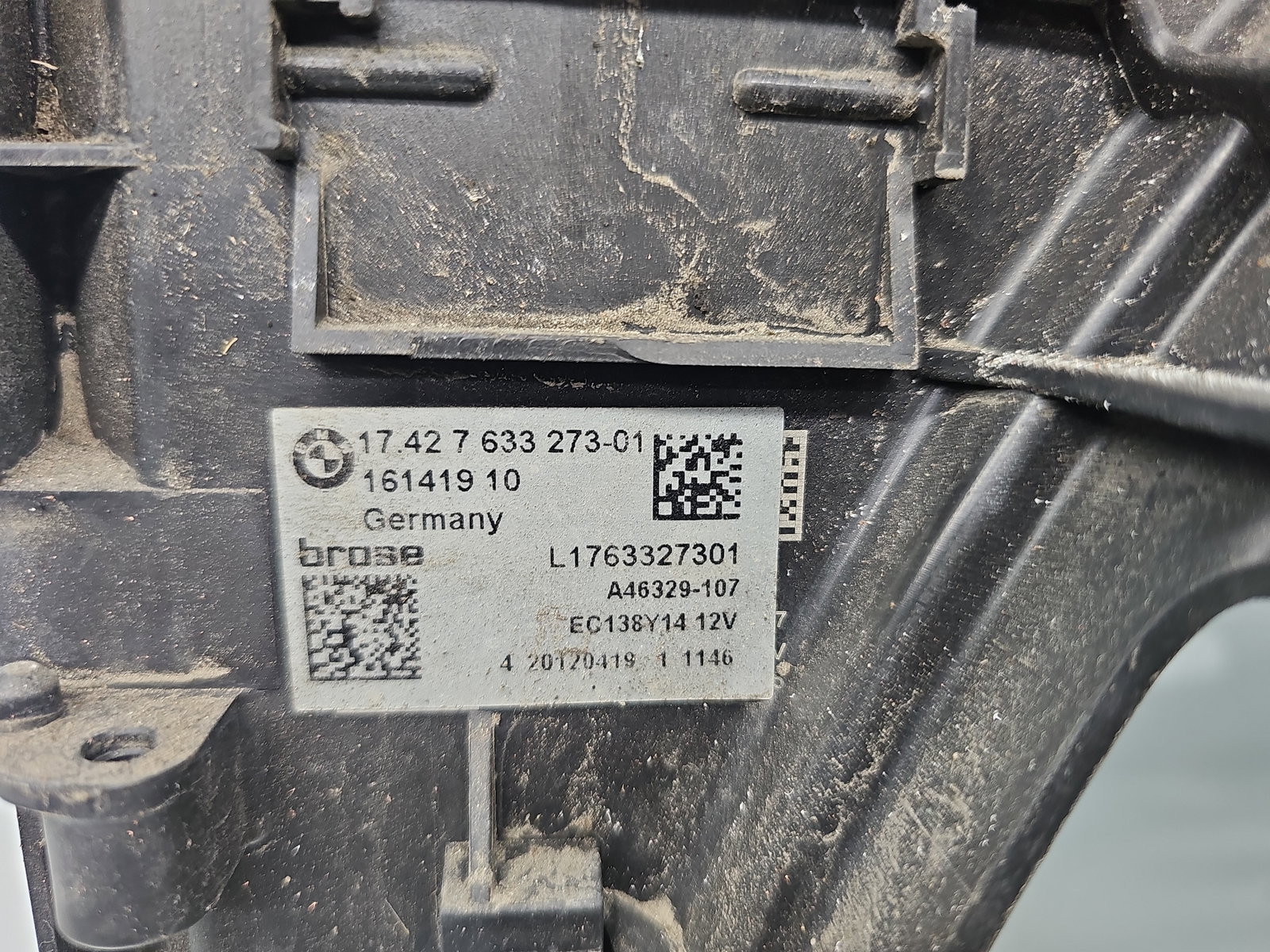 Electroventilator Bmw 5 (F10) [Fabr 2011-2016] 7633273 2.0 N47D20 135KW / 184CP - imagine 4