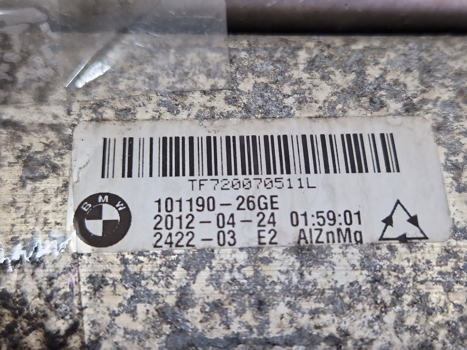 Armatura bara fata Bmw 5 (F10) [Fabr 2011-2016] Berlina Pachet M 720070511 - imagine 7