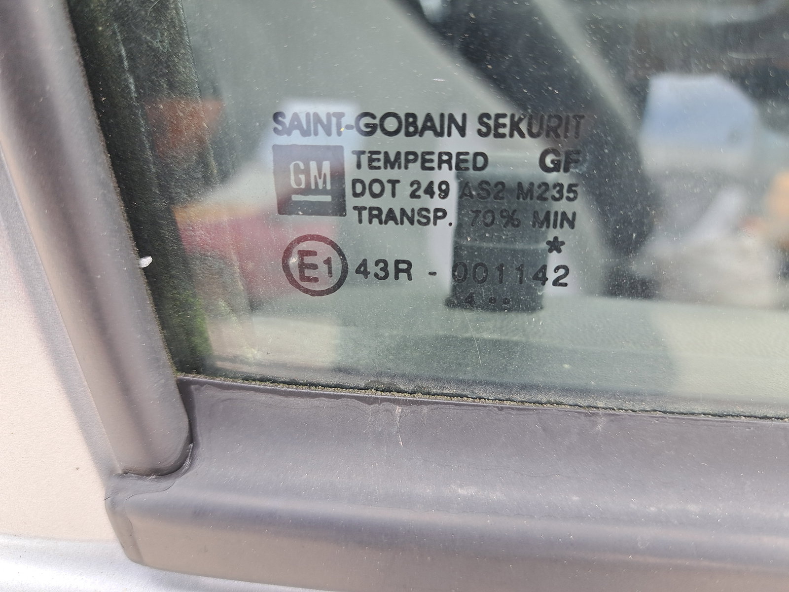 Geam usa dreapta fata Opel Corsa C (F08, F68) [Fabr 2000-2005] OEM - imagine 2