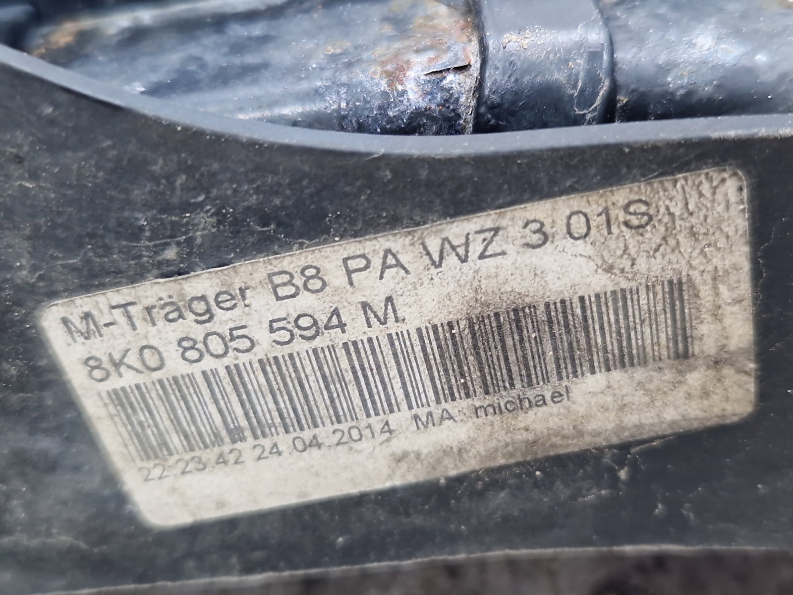 Trager AUDI A4 (8K2, B8.5) [Fabr 2008-2015] Berlina Facelift 8k0805594m - imagine 5