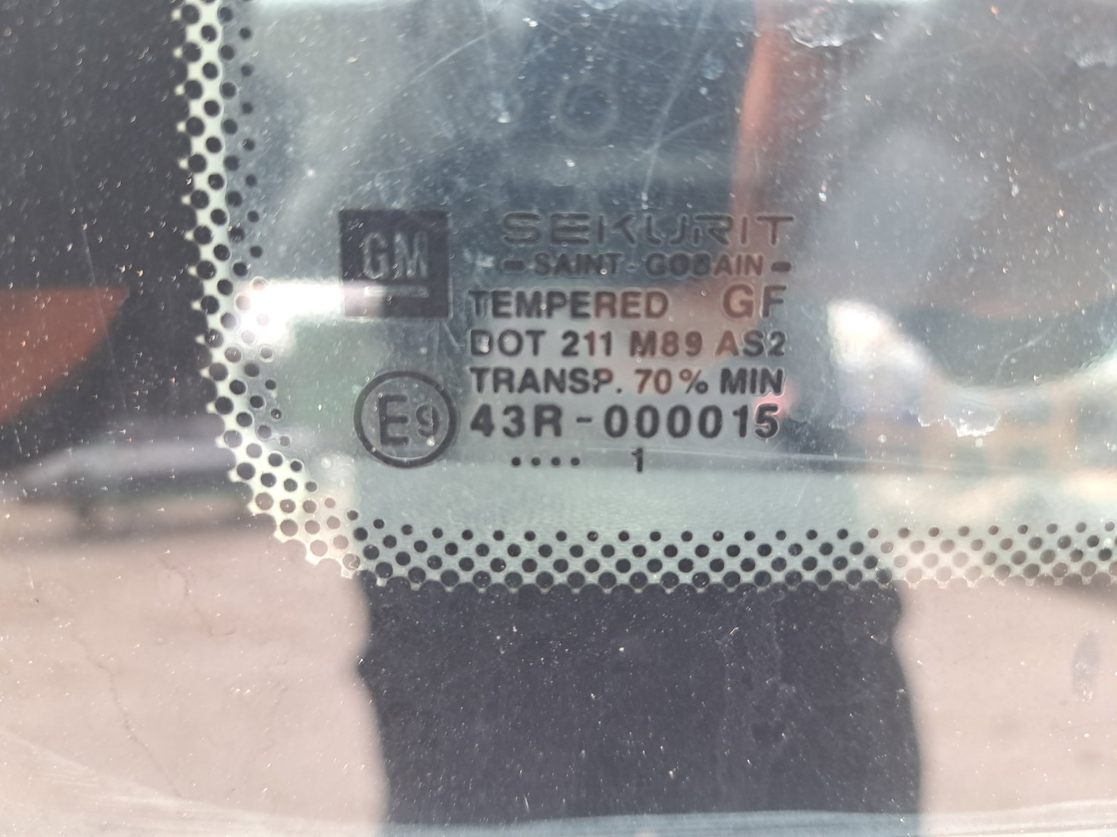 Geam caroserie fix stanga Opel Corsa C (F08, F68) [Fabr 2000-2005] OEM - imagine 2