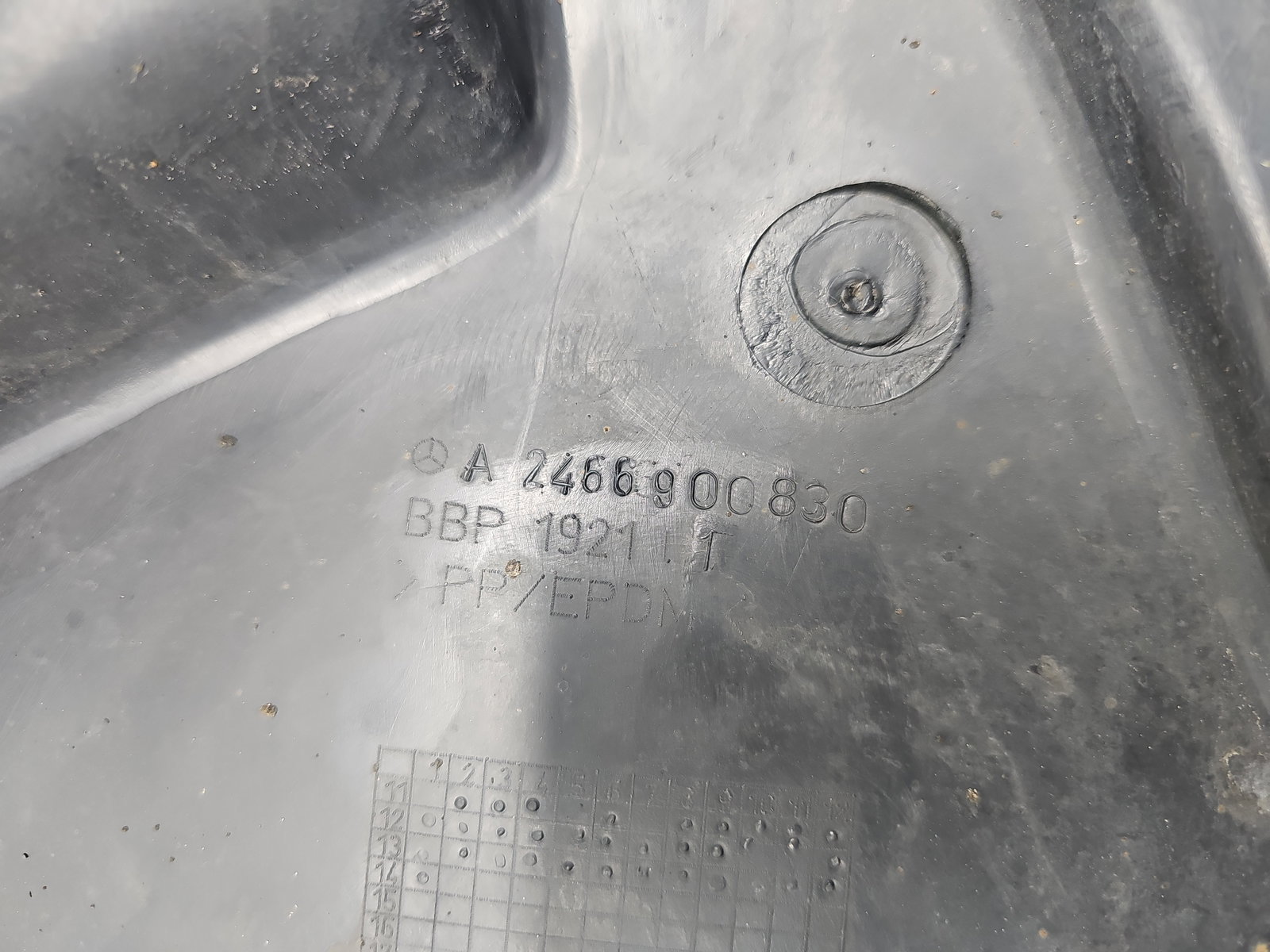 Carenaj roata dreapta fata Mercedes Clasa A (W176) [Fabr 2012-2018] A2466900830 - imagine 5