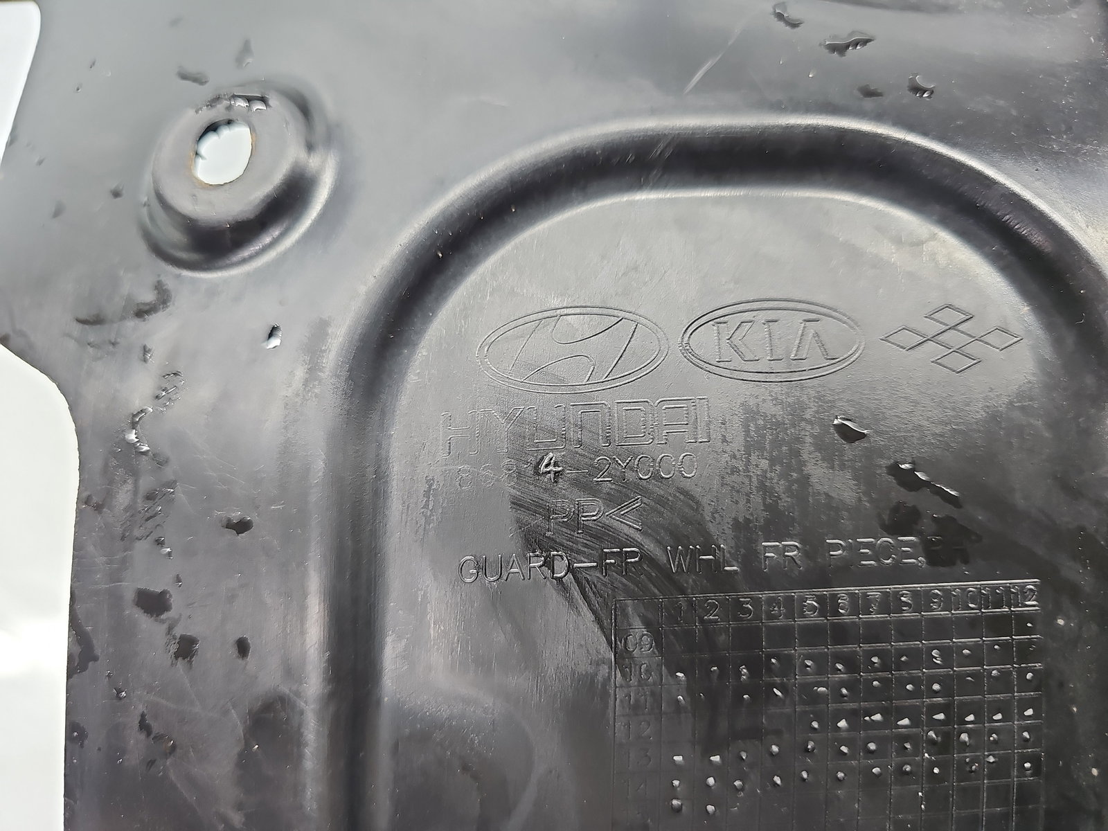 Carenaj roata dreapta fata Hyundai ix35 (LM) [Fabr 2010-2017] 86814-2Y000 - imagine 5