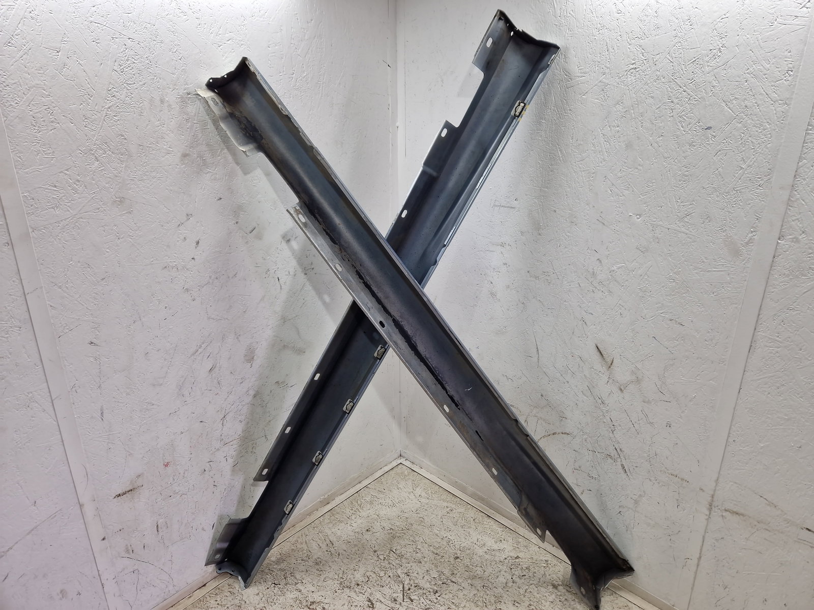 Set praguri Mercedes Clasa C (W204) [Fabr 2007-2014] Berlina Facelift, AMG 988U Argintiu Diamat - imagine 4