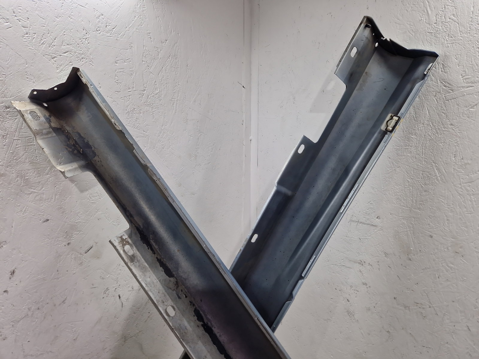 Set praguri Mercedes Clasa C (W204) [Fabr 2007-2014] Berlina Facelift, AMG 988U Argintiu Diamat - imagine 6