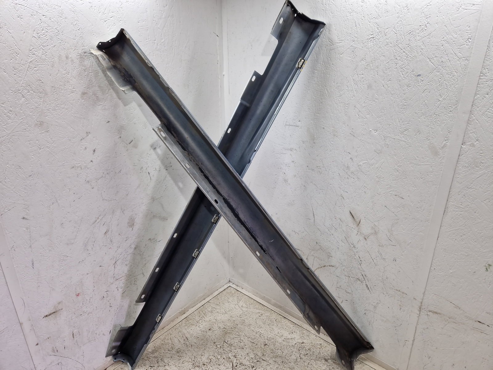 Set praguri Mercedes Clasa C (W204) [Fabr 2007-2014] Berlina Facelift, AMG 988U Argintiu Diamat - imagine 7