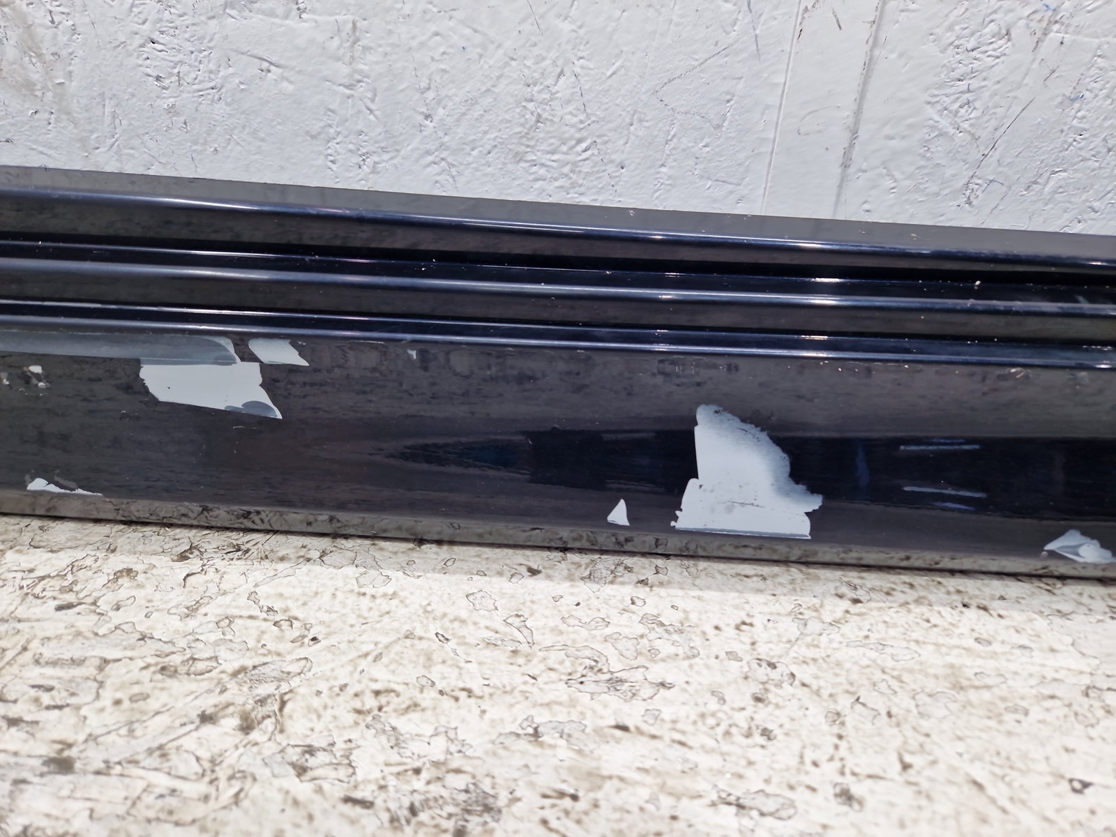 Prag lateral stanga Bmw 5 (F10) [Fabr 2011-2016] Berlina Pachet M 416 Carbonschwarz Mc - imagine 2